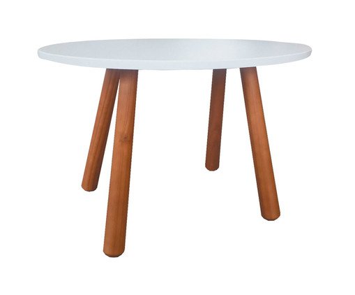 Mesa Oval Bia - Branco