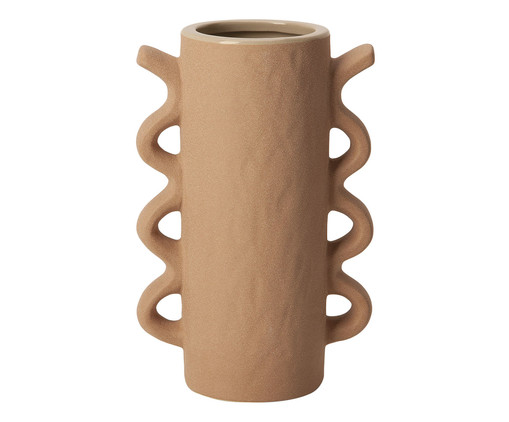 Vaso em Cerâmica Clarice - Bege