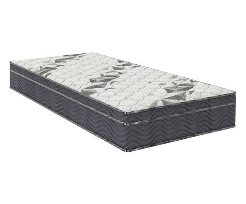 Colchão Airtech 1.0 Branco e Cinza - Solteiro