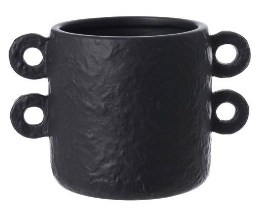 Vaso em Cerâmica Bora ll - Preto