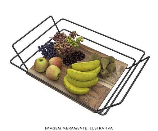 Fruteira Firmato Preta