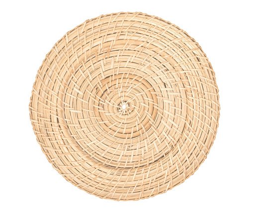 Sousplat em Bambu Diam - Natural