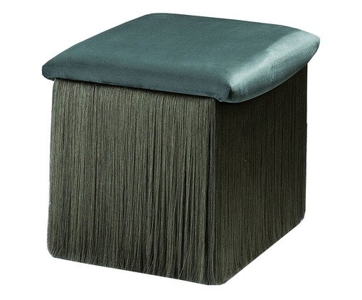 Pufe com Franjas Wind - Verde