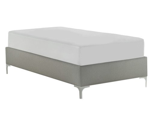Cama Trento Bouclê Cinza