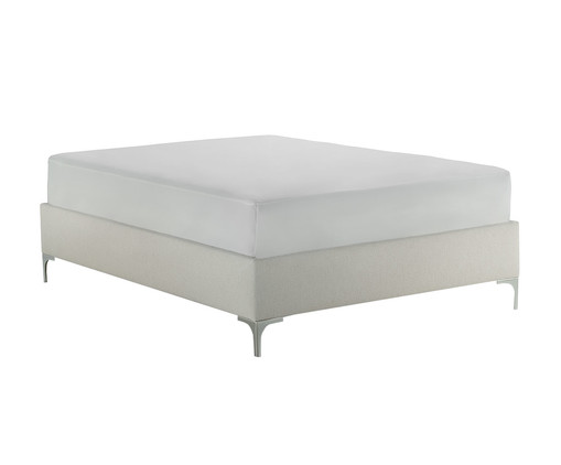 Cama Trento Bouclê Off-White