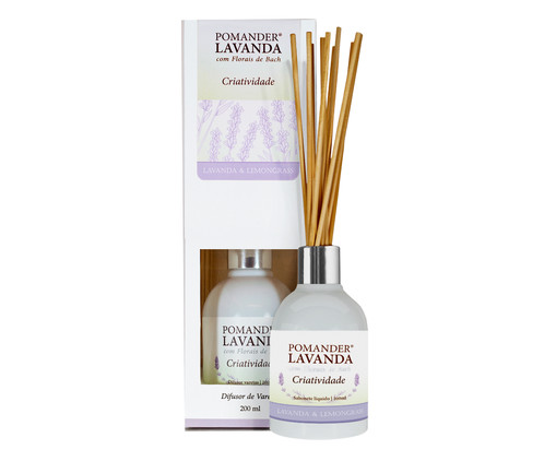 Difusor de Varetas Pomander Lavanda e Lemongrass Criatividade