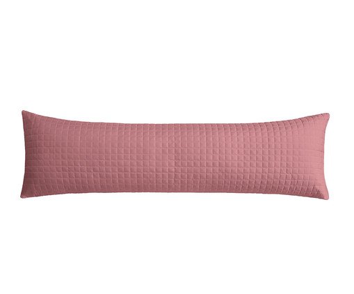 PortaTravesseiro Abraço Plaza Matelado  Rosa Antigo