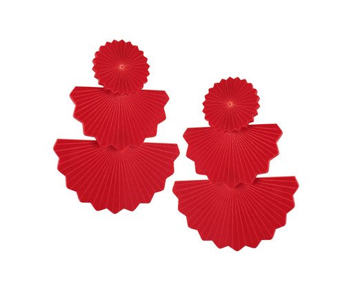 Brinco Aurora  - Vermelho