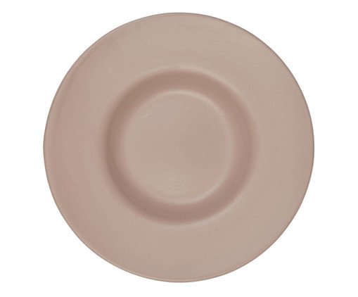 Prato de Risoto Viatã - Marrom Claro Matte