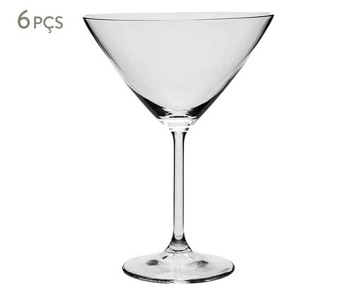 Jogo de Taças para Martini em Cristal Ecológico Gastro