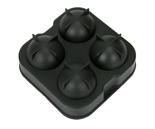 Forma para Gelos Esfera Preto