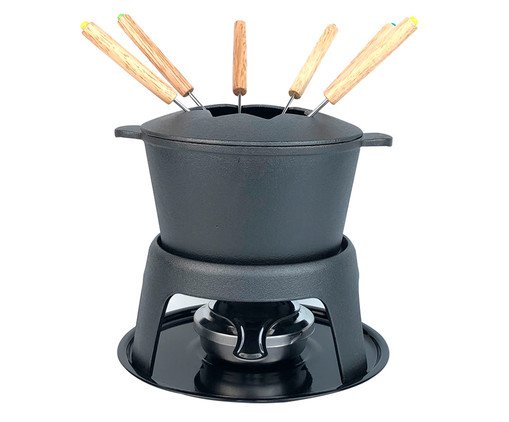 Aparelho de Fondue para Queijo Lattanzi Preta