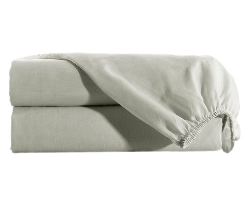 Lençol Inferior com Elástico Naturalle Solid - Fendi
