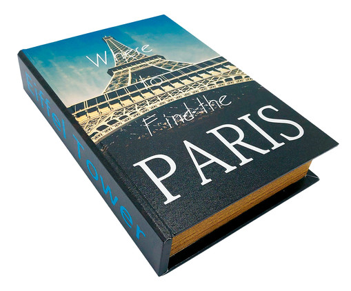 Caixa Livro Eiffel Tower