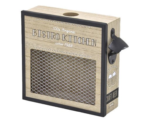 Caixa Para Bebidas Bistro Kitchen Preto l
