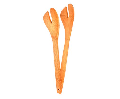 Pegador de Salada em Bambu Utility