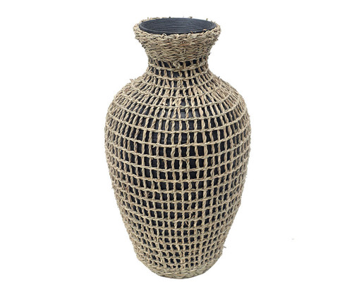 Vaso de Piso em Bambu Kiki - Preto