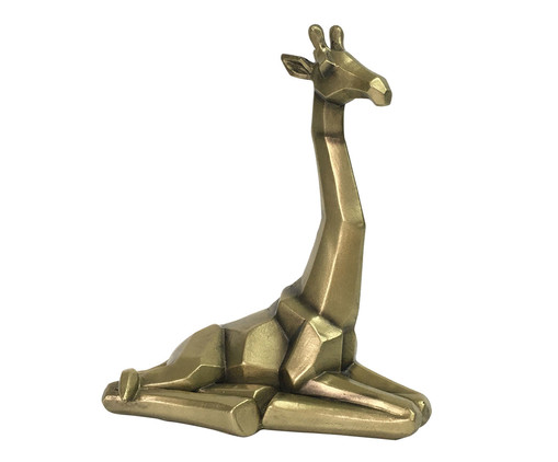 Adorno Girafa Bronze