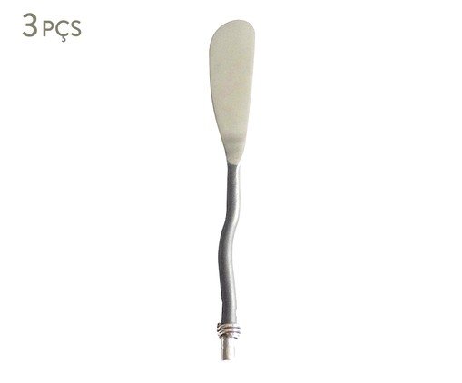 Jogo de Espátulas para Patê em Inox Rustic