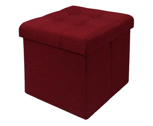 Pufe Ivy Vermelho