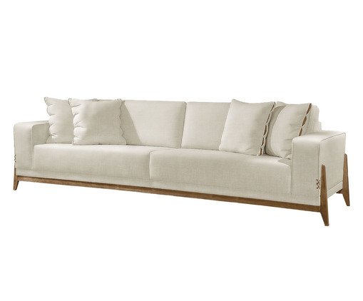 Sofá Living Bel Tori - Creme