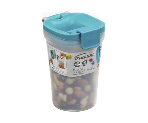 Porta-Snack Fuel Azul e Branco