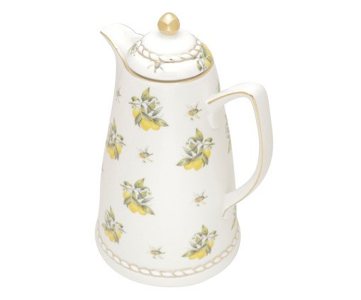 Garrafa Térmica em Porcelana Lemon - Colorida