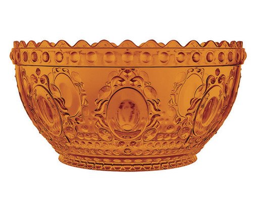 Bowl para Sobremesa Baroque & Rock Laranja