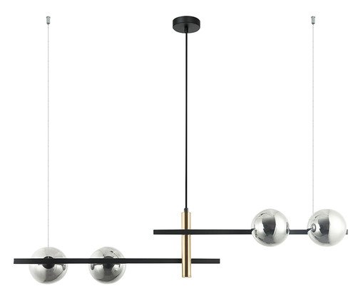 Pendente Bambu Preto Bivolt