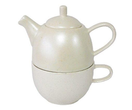 Jogo de Bule em Porcelana Neca