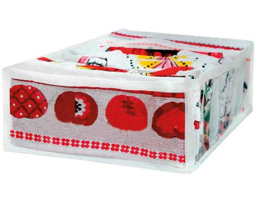 Organizador de Pano de Prato Branco Organizador de Pano de Prato Branco