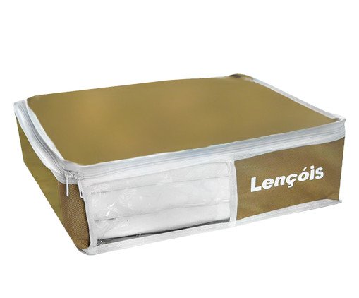 Organizador de Lençóis Bege