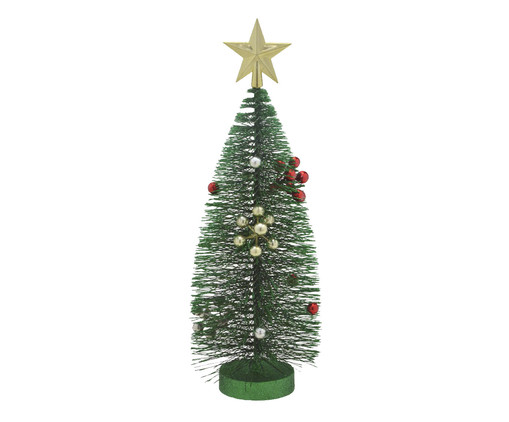 Enfeite de Natal Mini Árvore Natalina Indrigo Dourado
