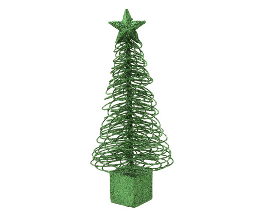Enfeite de Natal Mini Árvore Natalina Jacobs Estrela Verde