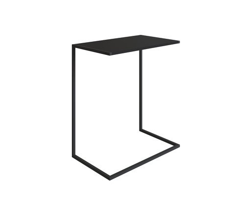 Mesa Lateral de Apoio para Sofá Preto