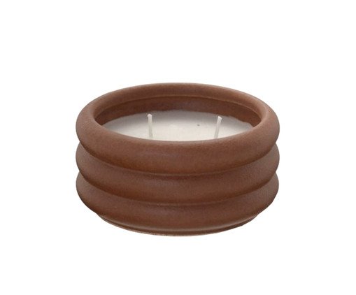 Vela Decorativo Marrom