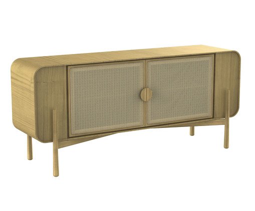 Buffet Palhinha Aksana Freijo e Palha Sintetica Natural