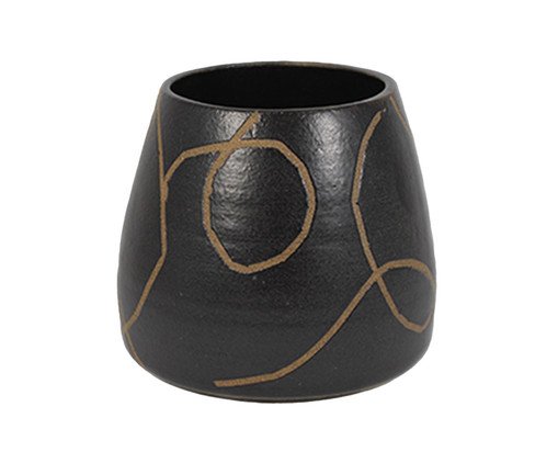 Vaso de Cerâmica Cone Pequeno - Hometeka