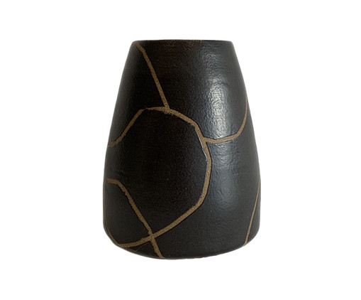 Vaso de Cerâmica Cone Médio - Hometeka