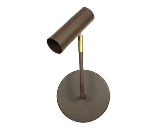 Arandela Sofhie em L Marrom Corten Arandela Sofhie em L Marrom Corten