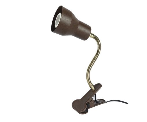 Luminária Presilha Garra Mini Amélia Marrom - Hometeka