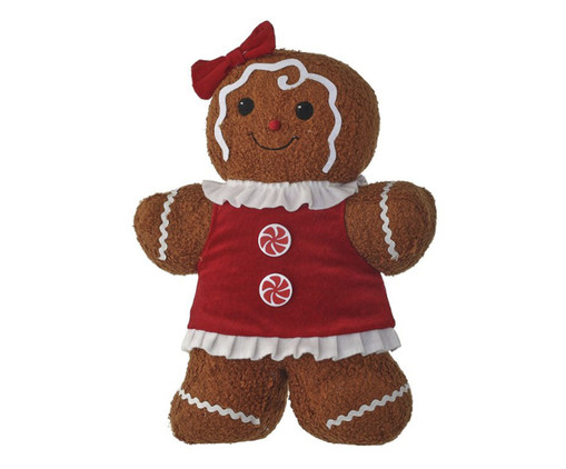 Boneco Gingerbread Girl Marrom