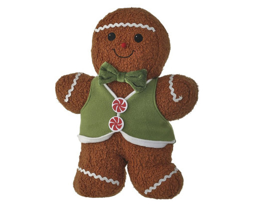 Boneco Gingerbread Boy Marrom