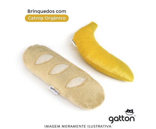 Brinquedo Catnip Orgânico Catfood Bag e Ban Big