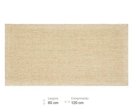 Tapete em Sisal com Dobra Virada Panamá - Ge | Westwing