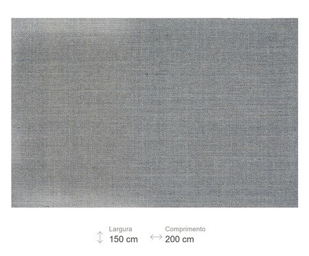 Tapete em Sisal com Dobra Virada Boucle - C18 | Westwing