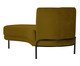 Chaise Luminne Veludo Ouro Preto, orange | WestwingNow