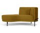 Chaise Luminne Veludo Ouro Preto, orange | WestwingNow
