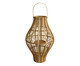 Lanterna de Bambu Elza - Bege, Marrom, Bege | WestwingNow