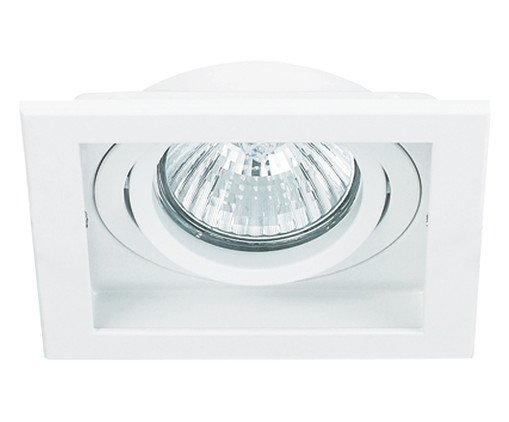 Spot Embutido Conecta Quadrado Branco Bivolt, Branco | WestwingNow